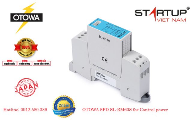Thiết bị chống sét lan truyền đường điện điều khiển OTOWA SL-RM60S