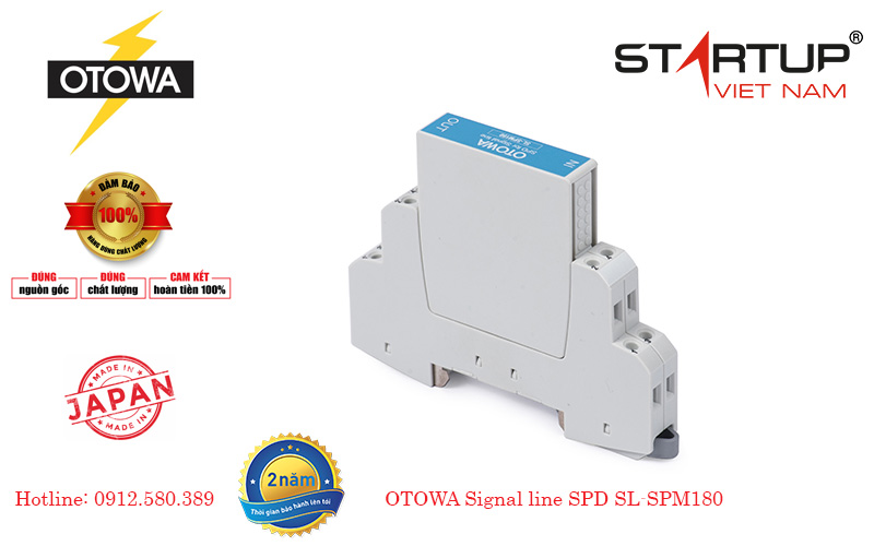 Cách lắp đặt thiết bị chống sét lan truyền đường tín hiệu Otowa SL-SPM180